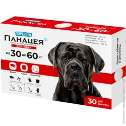 Таблетка Superium Таблетки противопаразитарные Панацея для собак 30-60 кг