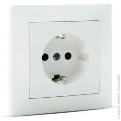 Розетка с заземлением (евророзетка) Sven Comfort SE-60021P white