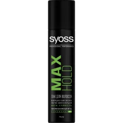 Syoss Лак для волосся для укладання максимальна фіксація 5 Max Hold 75 мл
