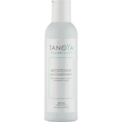 Tanoya Тонік для обличчя Фітотонік заспокійливий для комбінованої, жирної, проблемної шкіри 200 мл