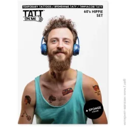 Tatton.Me Тату временное Hippie set