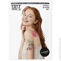 Tatton.Me Тату временное Peony Bloom set
