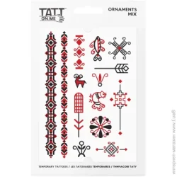Кольоровий картон Tatton.Me Тимчасове татуювання TMOrnaments