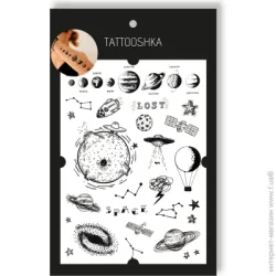 Tattooshka Тимчасове Тату Космічний Бум (LC-124)