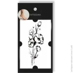 Tattooshka Тату временное TATOOSHKA Полевые цветы