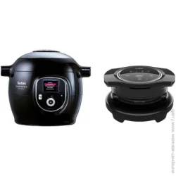 Мультиварка Tefal Cook4me+ Connect CY855830 + Насадка-мультипіч TEFAL Cook4me Extra Crisp EY150830 (комплект)