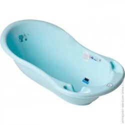 Ванна для купания детей Tega Baby Ванночка 86 см "Кот и Пес" голубая (PK-004ODPYW-101) - голубой пластик