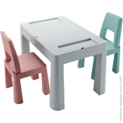 Стол со стулом Tega Baby Комплект стол и стул TI-011-174 серый