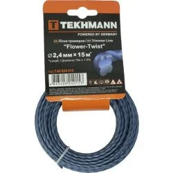 Триммерная леска Tekhmann Flower-Twist 2.4мм, 15м