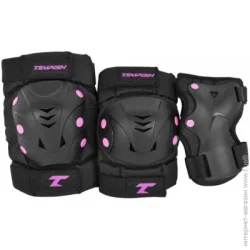 Tempish Набор защиты TAKY 102000070/M/Pink р. M черно-розовый