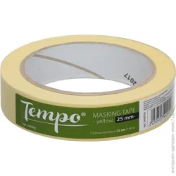 Стрічка малярна Tempo Стрічка малярська 25 мм x 40 м E0300-454025