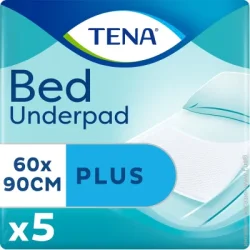 Пеленки Пеленки Tena Непромокаемая пеленка Bed Plus 60х90 см 5 шт.