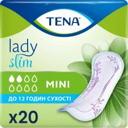 Урологічні прокладки Tena Прокладки урологічні Lady Slim Mini mini 20 шт.