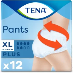 Підгузки для дорослих Tena Pants Plus Розмір XL 12 шт (7322541773643)
