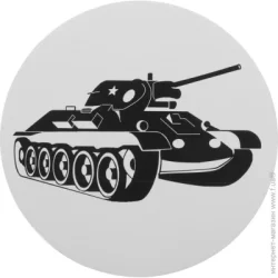 Terraplus Наклейка Т-34