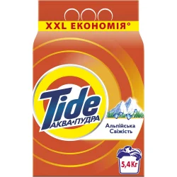 Пральний порошок Tide Аква-Пудра Альпійська свіжість 5400 г (8006540535189)