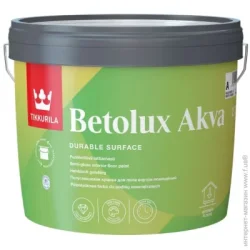 Емаль Tikkurila Фарба акрилатна Бетолюкс Аква напівглянець 2,7 л 3,613 кг
