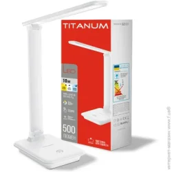 Настольная лампа Titanum TLTF-009W 10W White с регулировкой яркости и температуры света