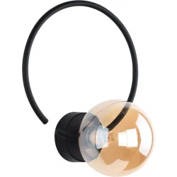 Tk Lighting Бра Anabelle 1xG9 черный/янтарный прозрачный 5260