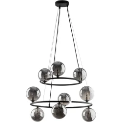 Tk Lighting Люстра ANABELLE 6845 9xG9 дымчатый