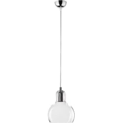 Світильник Tk Lighting Підвіска MANGO 4360 1x/E27 прозора/чорна