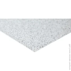 Tomo Design Лист полистирол 1200x640x2,5 мм Колотый лед прозрачный