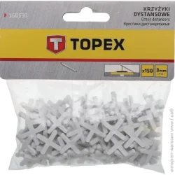 Topex Хрестики для плитки 3 мм 150 шт./уп (16B530)