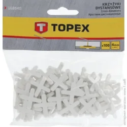 Topex Хрестики для плитки 4 мм 100 шт./уп (16B540)