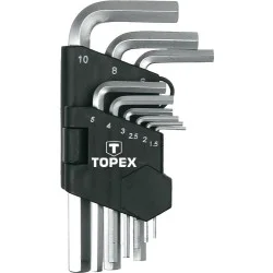 Набір ключів Topex 35D955 1.5-10мм, 9шт.