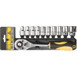 Набор головок Topex 38D652 1/2"DR, 11шт.