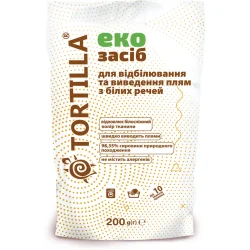 Tortilla Отбеливатель порошкообразный Эко для белого белья 200 г