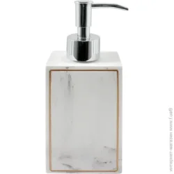 Дозатор жидкого мыла Trento Дозатор для жидкого мыла Veil белый мрамор