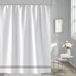 Шторка на ванну Trento Шторка для ванны White 240х200 см белая