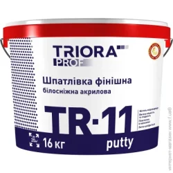 Triora Шпаклевка TR-11 putty белоснежная 1,5 кг