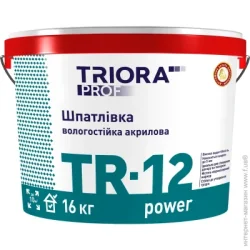 Triora Шпаклевка TR-12 power влагостойкая 16 кг
