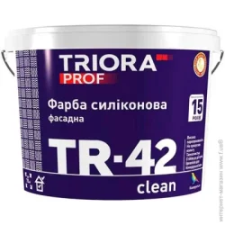 Triora Фарба фасадна силіконова силіконова TR-42 clean білий 5л