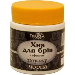 Triuga Хна Природная краска для бровей аюрведическая 20г черный