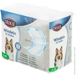 Подгузники Trixie Пеленки для кобелей 30-46 см S-M 12 шт. для собак
