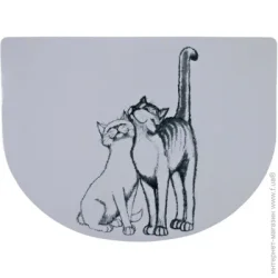 Коврик под миску Trixie Коврик Pussy Cat под миски для кошек 40х30 см