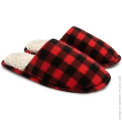 Домашние тапочки Twins Тапки домашние Клетка р.38/39 красный