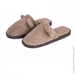 Домашние тапочки Twins Тапки домашние HS меховые Teddi р. 40 коричневый