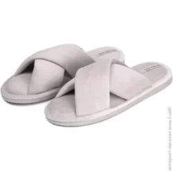 Домашние тапочки Twins Тапки домашние HS-VL велюровые Latte (Х) 7160 р.40 бежевый