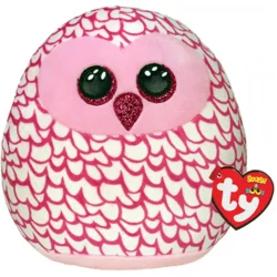 Декоративна подушка TY Подушка Squish-A-Boos Рожева сова Pinky 20 см 39300