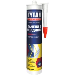 Клей монтажний Tytan Панелі та Молдинги бежевий 310 мл