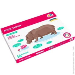 Гамма Ua Пластилин 16 цветов 256 г