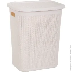 Ucsan Plastik Корзина для белья 50 л кремовый