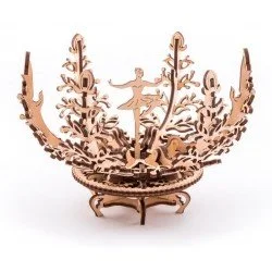 Пазл механический Ugears Цветок (70019) деревянный