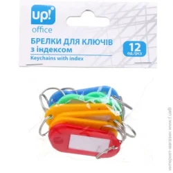 Брелок Underprice Брелоки для ключів із індексом 12 шт.