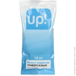 Underprice Влажные салфетки универсальные 15 шт.