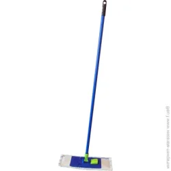 Underprice Швабра-полотер для пола микрофибра 40 см синий
